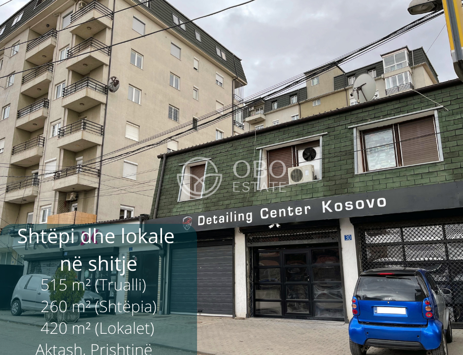 Shtepi dhe lokale ne shitje 515 m² + 260 m² + 420 m² Aktash, Prishtine (1)